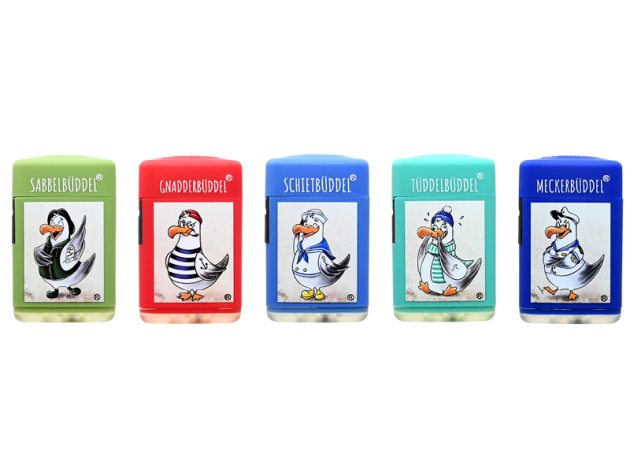 Sturmfeuerzeuge "Schietbüddel", Jetflame, 25er Display