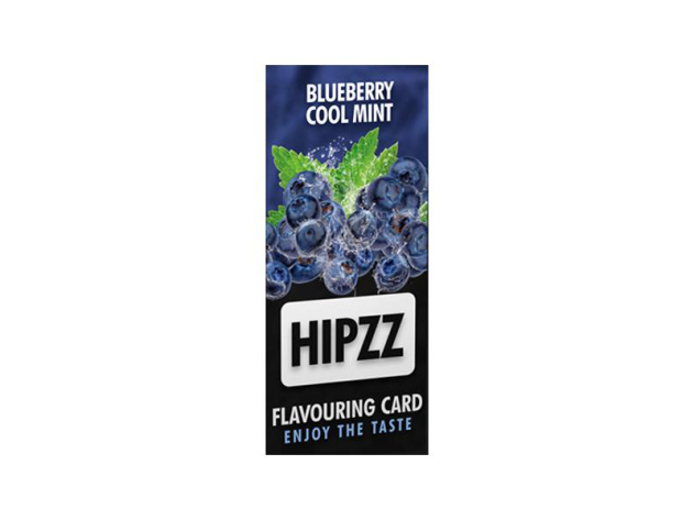HIPZZ Blueberry Cool Mint (Blaubeere/ kühle Minze) Aroma Card, 20er Box
