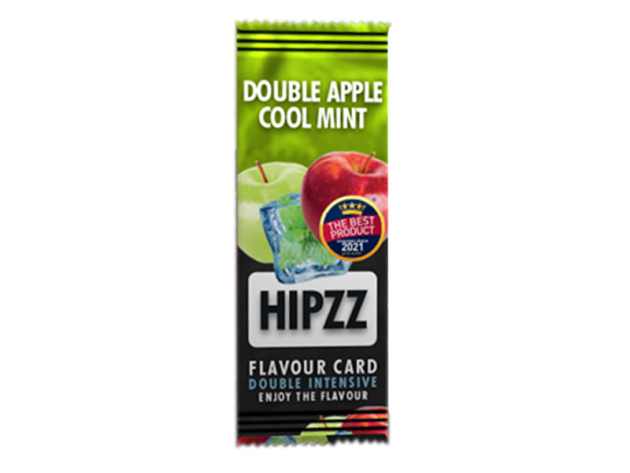 HIPZZ Double Apple Cool Mint (Doppelapfel/ kühle Minze) Aroma Card, 20er Box