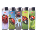 Elektrofeuerzeuge "Lady Bugs" Marienkäfer, 50er Display