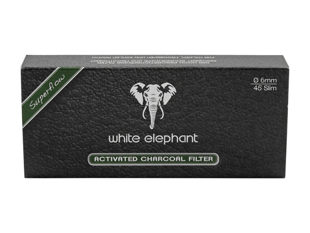 White Elephant Aktivkohlefilter  Size Ø 6 mm; 45 Stück