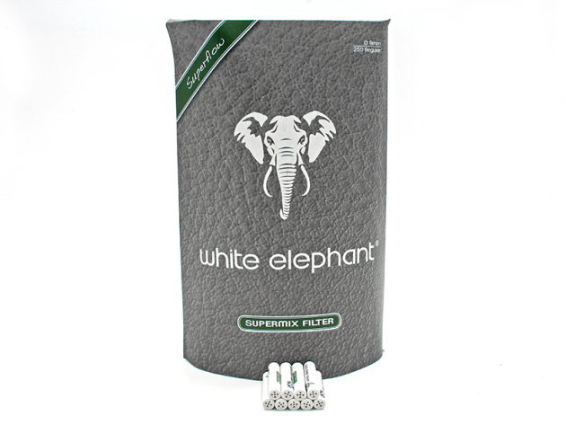 White Elephant Supermix Filter  Size Ø 9 mm, 250 Stück