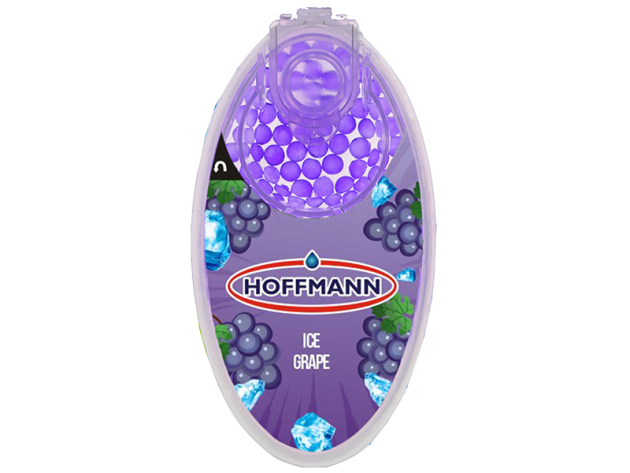 Hoffmann Aromakugeln "Ice Grape" (Eistraube) 1 Packung mit 100 Kugeln