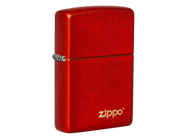 Zippo Feuerzeug - Metallic Red mit Zippo Logo