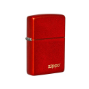 Zippo Feuerzeug - Metallic Red mit Zippo Logo