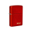 Zippo Feuerzeug - Metallic Red mit Zippo Logo