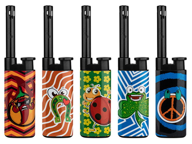 Stabfeuerzeuge Mini "Luck", 25er Display