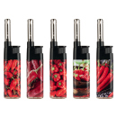 Stabfeuerzeuge Mini "Chili"; 50er Display