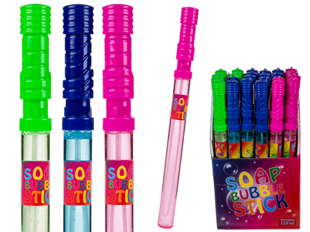 Seifenblasenstab mit ca. 116 ml Seifenlauge, 24er Display