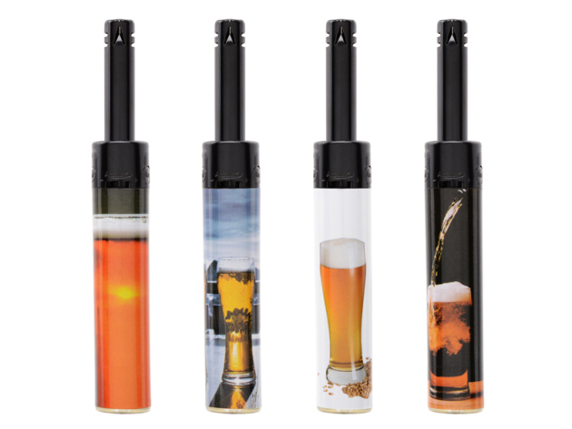 Stabfeuerzeuge Mini "Bier" 24er Display