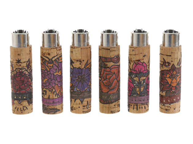 Clipper Cover Cork BLÜTEN Natural, 30er Display