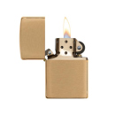 Zippo Lighter - Brass Brushed