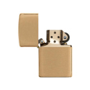 Zippo Lighter - Brass Brushed