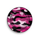 Aschenbecher &quot;Fluo Camouflage Pink&quot; aus Metall,...
