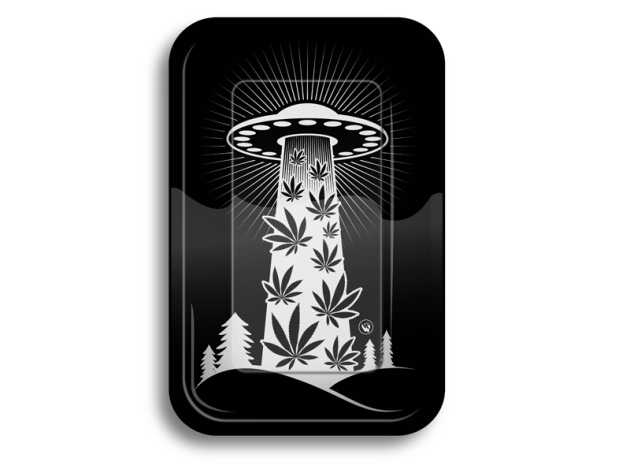 Metall Drehunterlage "420 Aliens #2 1/4", 27,5 x 17,5 cm