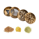 Grinder "Gold bar" 4-tlg., Ø 40 mm