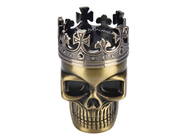 Grinder "King Skull" 4-tlg., Ø 47 mm, 2-farbig sortiert
