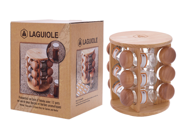 Gewürzkarussell  inkl. 12 leeren Gewürzgläsern