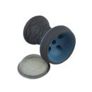 Luna Shisha-Steinkopf mirt Einlegesieb, blau