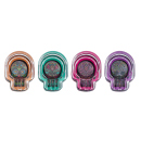 Glasaschenbecher "Skull" 9,5 x 7 cm, 6er Display