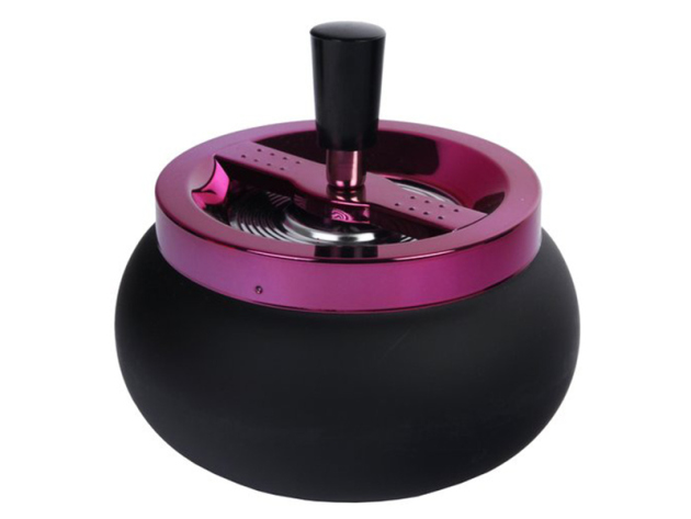 Drehaschenbecher "Lila Deckel" Ø 13 cm