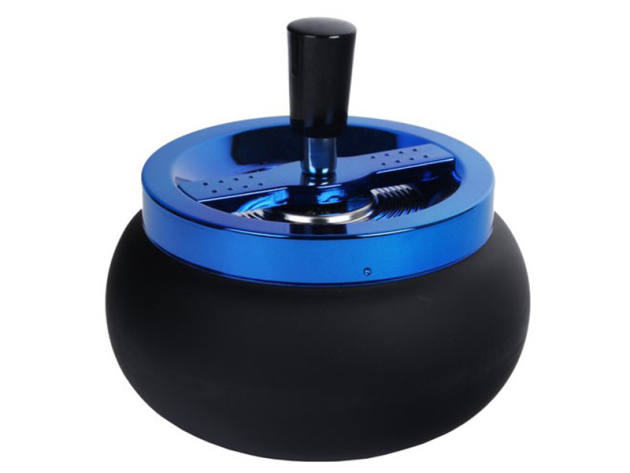 Drehaschenbecher "Blauer Deckel" Ø 13 cm