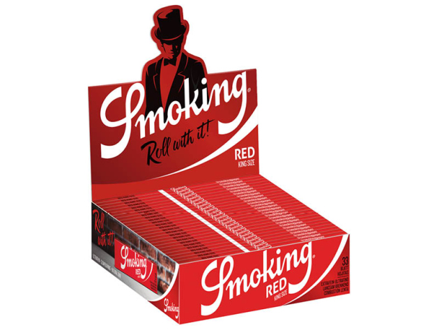 Smoking King Size Red 25 Hefte je 33 Blatt