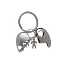 Metall-Schlüsselanhänger "Herz" 8-fach sort., 48er Display