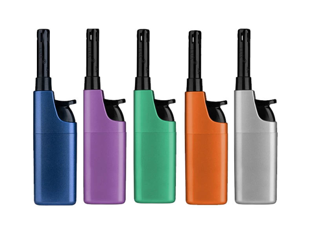 Stabfeuerzeuge Mini "Metallic" Softflamme, 25er Display