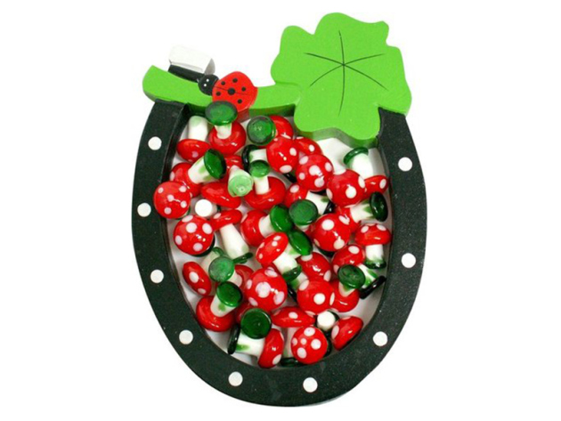 Glücksbringer - Pilze aus Glas, 36er Box