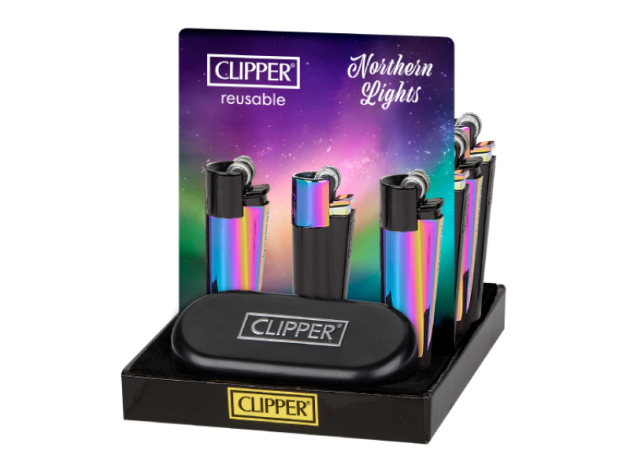 Clipper Metal NORTHERN LIGHTS  inkl. Geschenkbox, 12er Display