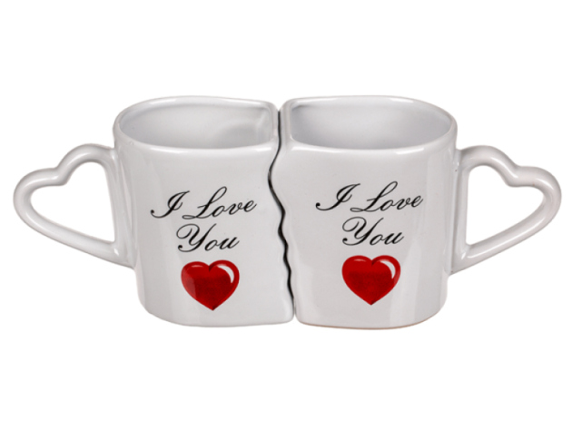 Becher - Set  "I Love you", 2er Pack