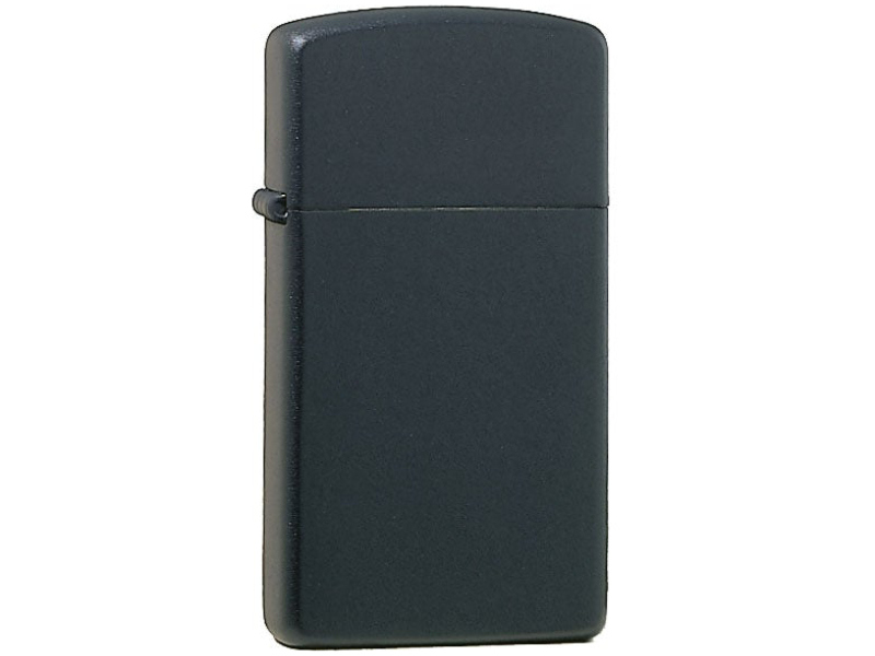 Zippo Feuerzeug Slim Black Matt