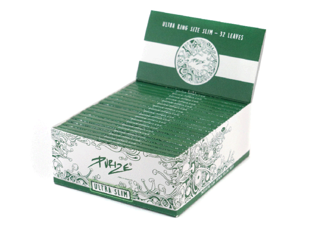 PURIZE Brown, 50erPack., King Size Ultra  Slim, Papers