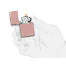 Zippo Feuerzeug - Rosé Gold  mit Logo