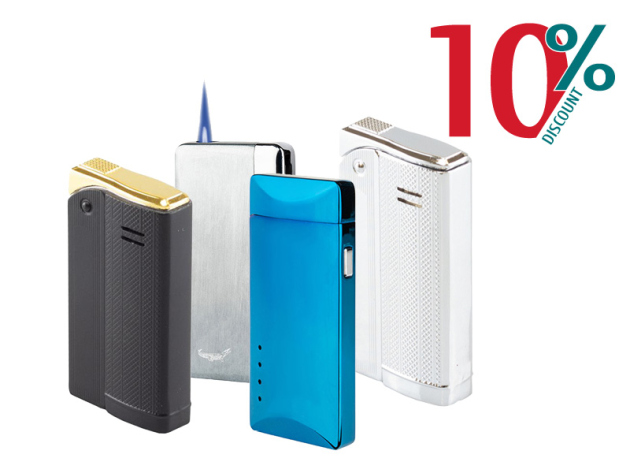 10% auf alle Metallfeuerzeuge *bezieht sich auf den Grundpreis