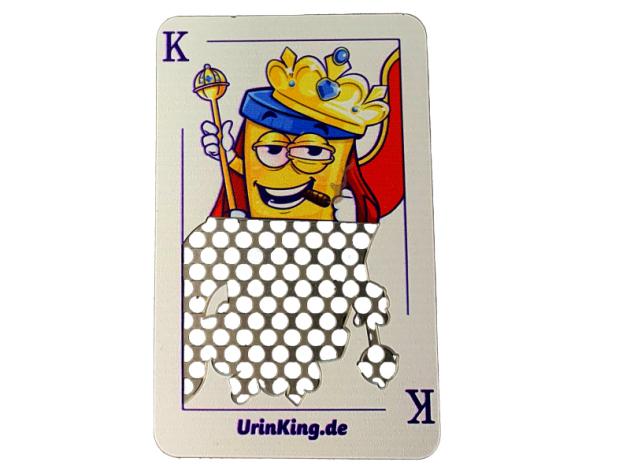 Grinder Karte UrinKing "Spielkarte" 8,5 x 5,5 cm