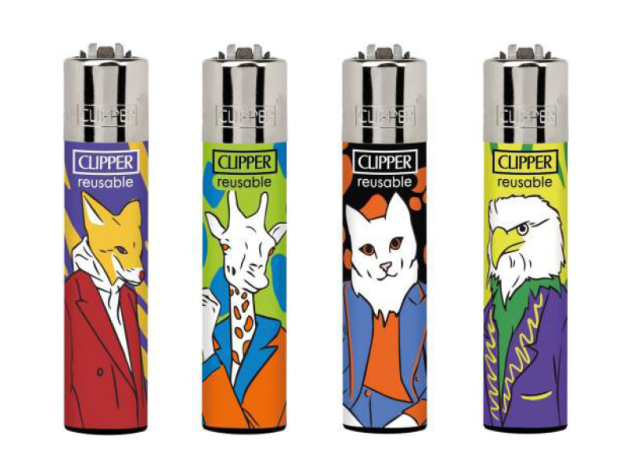 Clipper Large ANIMAL HUMANS 11, 48er Display