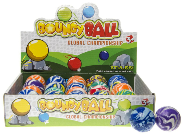 Bouncy Ball - Flummi Flammen L - 20er Display