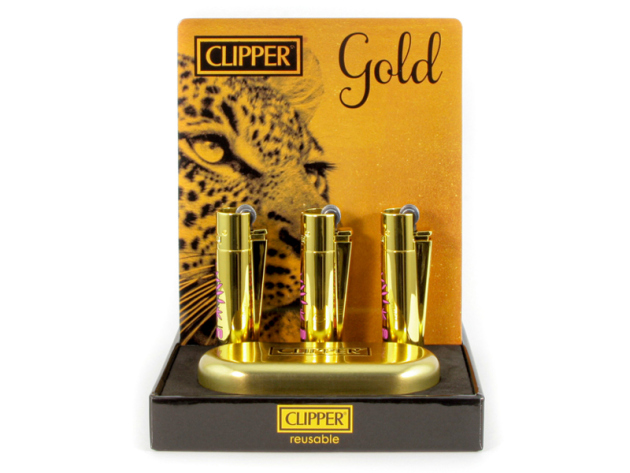 Clipper Metal GOLD ADAM GELATO, 12er Display