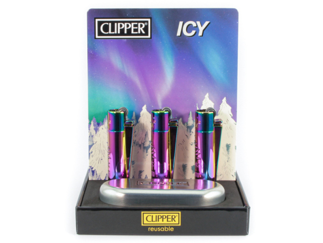 Clipper Metal ICY ADAM BLUE DREAM, 12er Display