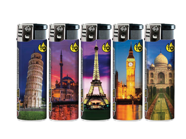 Elektrofeuerzeuge "BIG City"; 50er Display