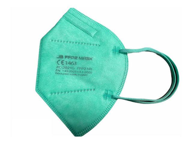 Mundschutz FFP2 NR Maske; grün, 1 Stück