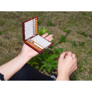 Zigarettenetui "Herz/Pik" für 20 Zig. mit Spange, 12er Display