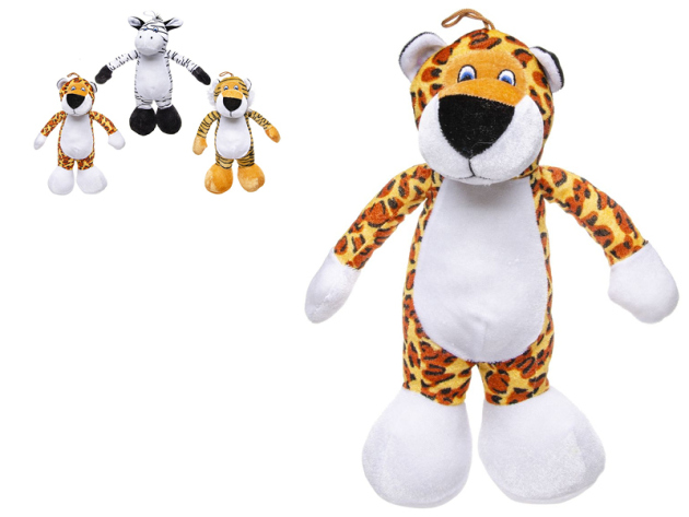 Plüsch Wilde Tiere, 30 cm, 3-fach sortiert, einzeln