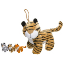 Plüsch Tiger, 16 cm, 3-fach sortiert, einzeln