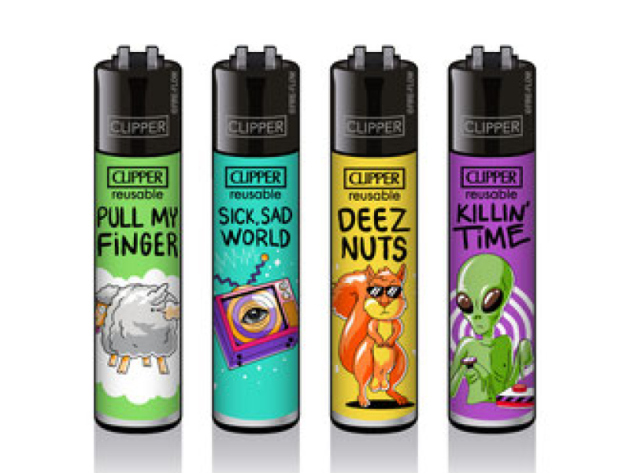 Clipper Large MIX SLOGAN #4, 48er Display