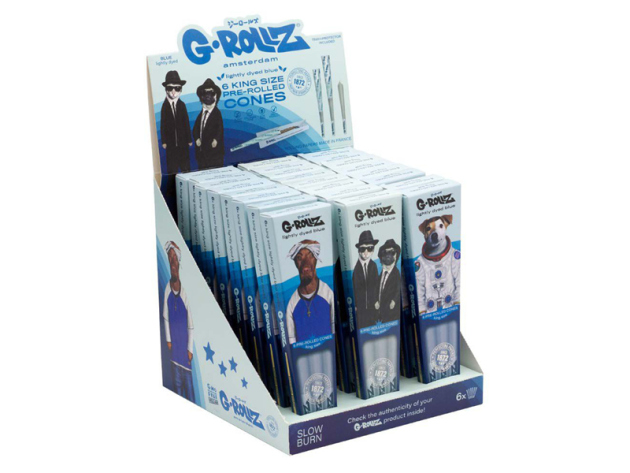 G-ROLLZ | Pets Rock - Lightly Dyed Blue - 24er Display