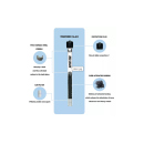 Active Tube Glas Pipe bunt sortiert- 12er Display