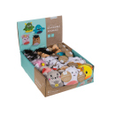 Plüsch Wendetier mit Karabiner; ca. 9 cm, 6-fach sortiert, 24er Display